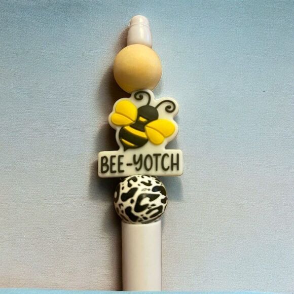 “BEE-YOTCH” Ink Pen Custom Handmade - Picture 1 of 2